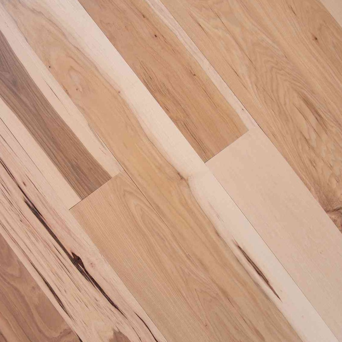 5" x 3/4" Solid Unfinished Hickory Samples - Pro Hardwood