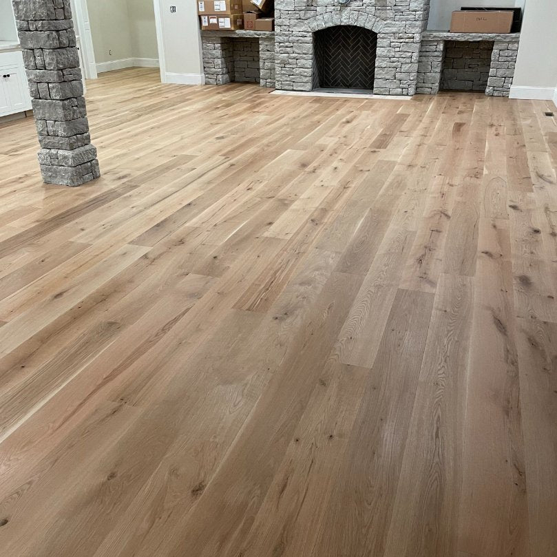 Unfinished Engineered White Oak Plain Sawn Character - Pro Hardwood