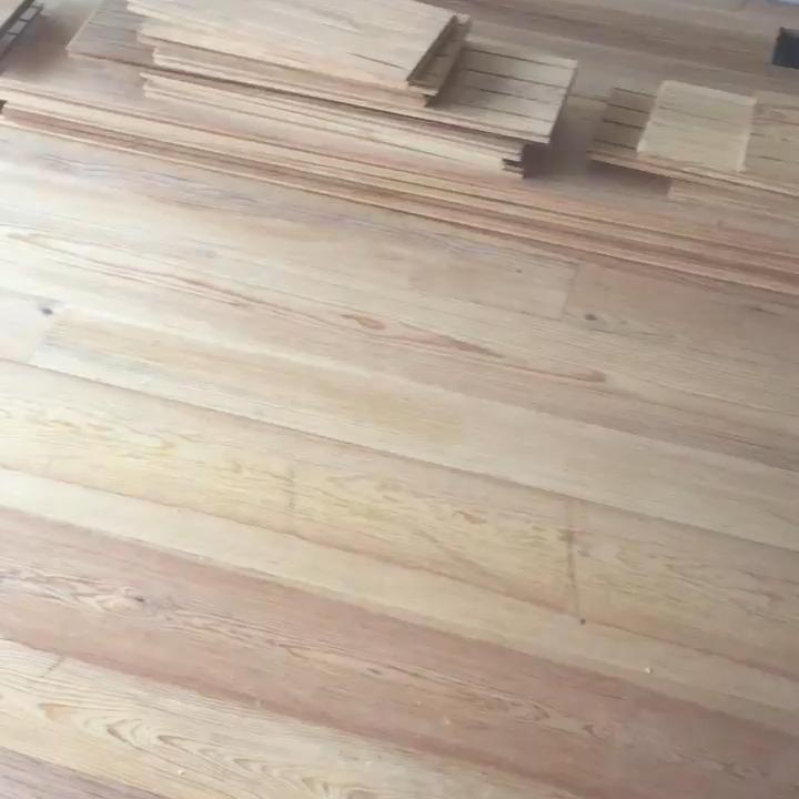 Unfinished Solid Carribbean Heart Pine Prime (85%) - Pro Hardwood