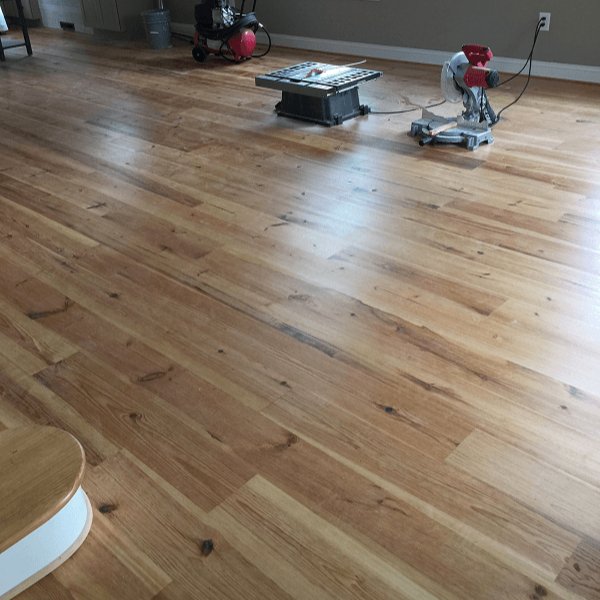 Unfinished Solid Carribbean Heart Pine Rustic (85%) - Pro Hardwood