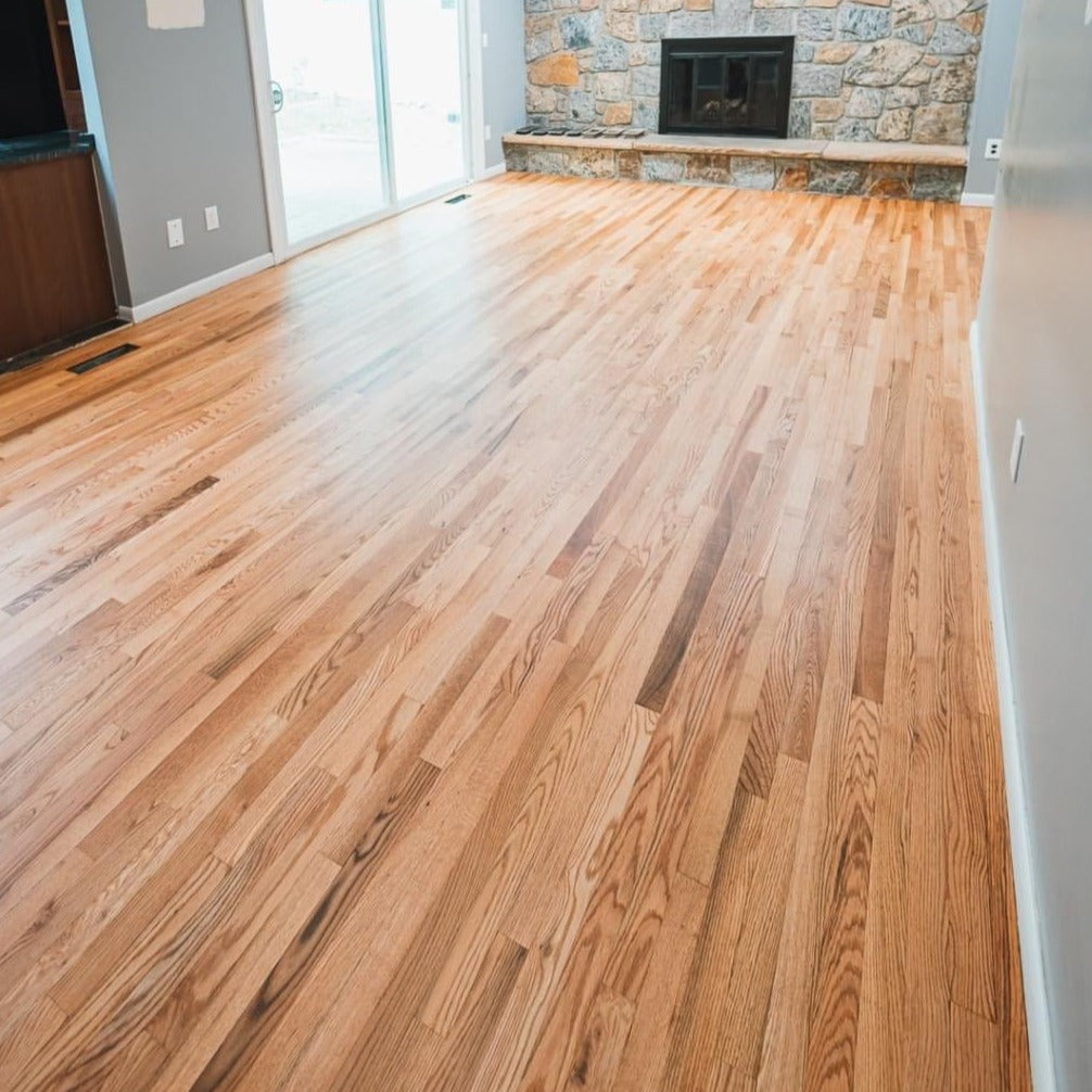 Unfinished Solid Red Oak Plain Sawn #1 Common - Pro Hardwood